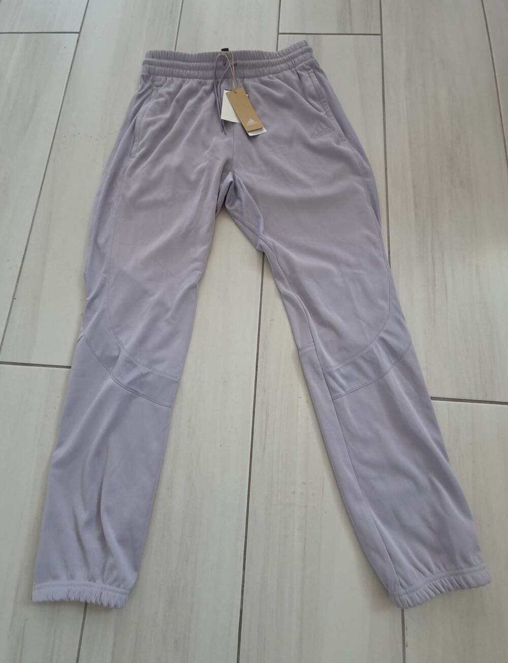 Adidas Recycled Polyester Aeroready Sweatpants Silver Size M New with Tags